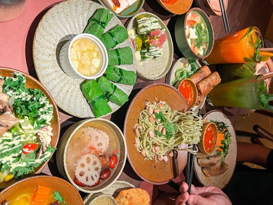 Buffet Chay Vegito vegetarian restaurant Hanoi Buffet Chay Vegito vegetarian restaurant Hanoi